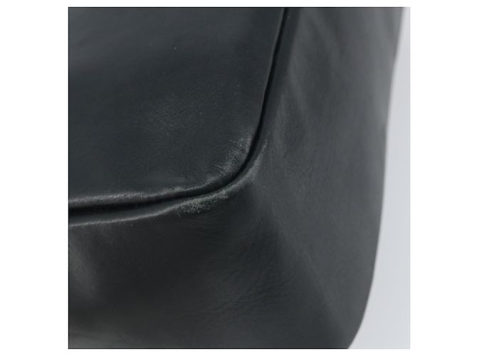 GUCCI Bamboo Hand Bag Leather Navy gold 000 3444 0575 Auth bs32136 Golden Navy blue - view 13
