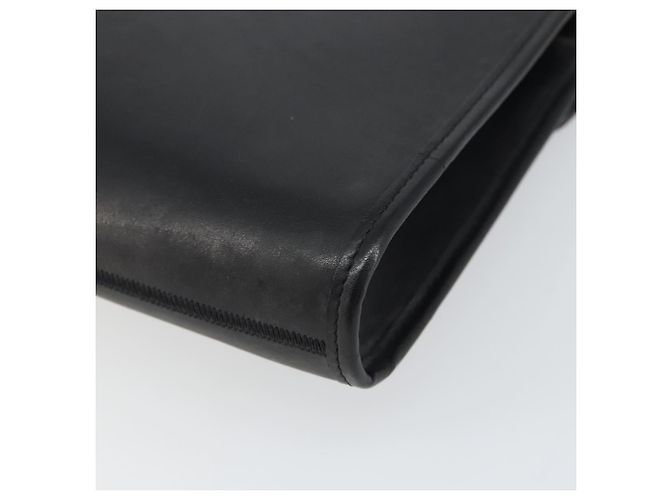 Borsa a spalla con catena Christian Dior in pelle nera e oro Auth bs31815 Nero D'oro - vista 12