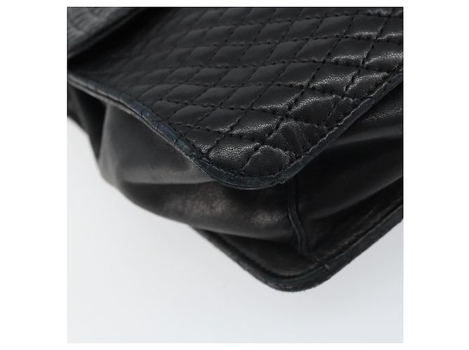 BALLY Borsa a mano in pelle nera e oro Auth 158057 Nero D'oro - vista 14