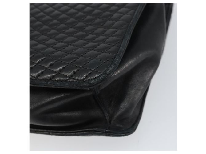 BALLY Borsa a mano in pelle nera e oro Auth 158057 Nero D'oro - vista 15