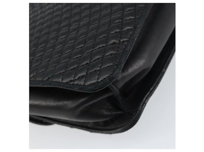 BALLY Borsa a mano in pelle nera e oro Auth 158057 Nero D'oro - vista 16