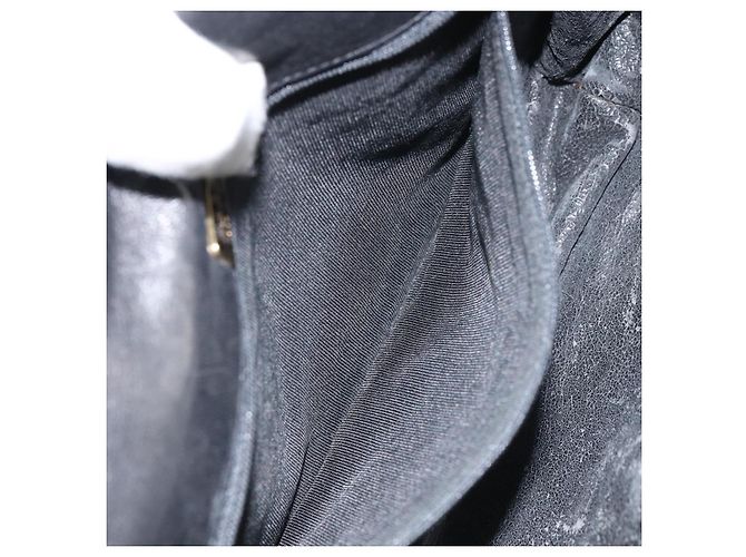 BALLY Borsa a mano in pelle nera e oro Auth 158057 Nero D'oro - vista 22