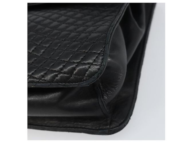 BALLY Borsa a mano in pelle nera e oro Auth 158057 Nero D'oro - vista 9