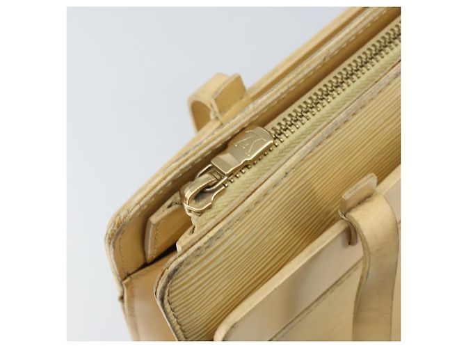 LOUIS VUITTON Borsa Tote Epi Croisette PM Vaniglia M5249A LV Auth ti3610 - vista 10