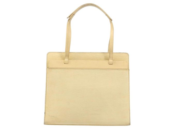LOUIS VUITTON Borsa Tote Epi Croisette PM Vaniglia M5249A LV Auth ti3610 - vista 2