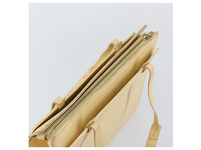 LOUIS VUITTON Borsa Tote Epi Croisette PM Vaniglia M5249A LV Auth ti3610 - vista 6