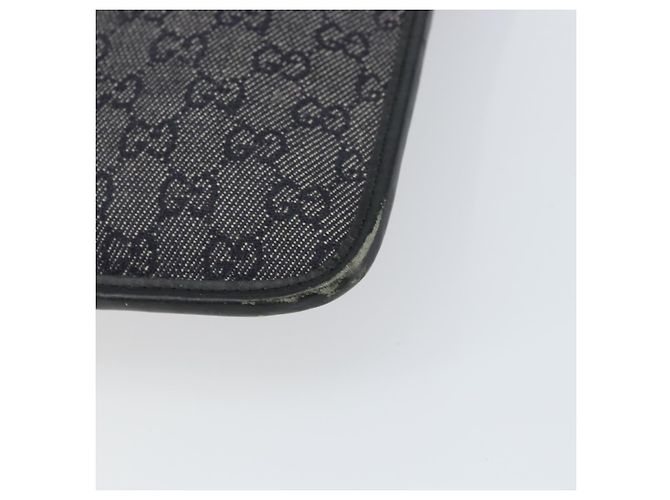 Borsa a Spalla GG Canvas Gucci Nera Argento 27639 Auth 148585 Nero - vista 10