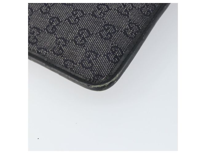 Borsa a Spalla GG Canvas Gucci Nera Argento 27639 Auth 148585 Nero - vista 11