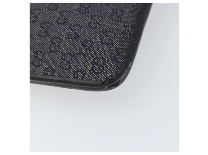 Borsa a Spalla GG Canvas Gucci Nera Argento 27639 Auth 148585 Nero - vista 13
