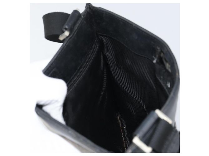 Borsa a Spalla GG Canvas Gucci Nera Argento 27639 Auth 148585 Nero - vista 18