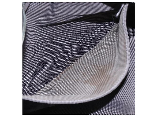 Hermès HERMES Handtasche Her LineMM aus Canvas Grau Silber Authentisch 157426 Braun - Ansicht 18