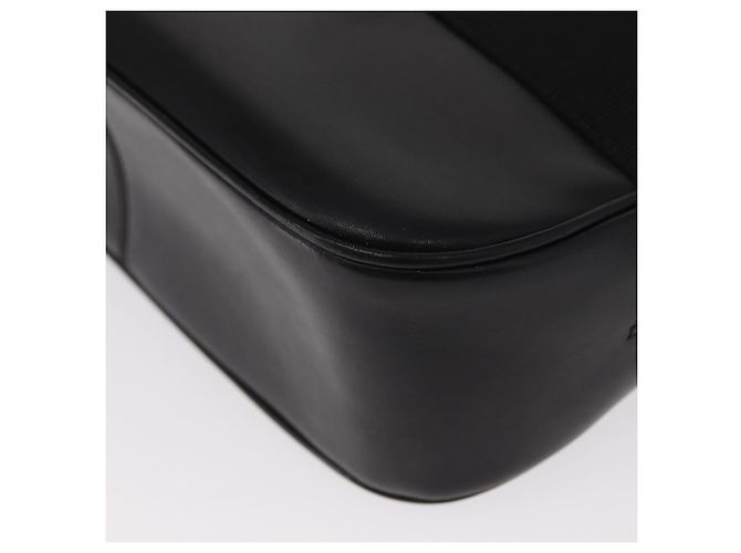 Borsa a Spalla Vala in Pelle Nera e Oro Auth BA9016 di Salvatore Ferragamo Nero D'oro - vista 11