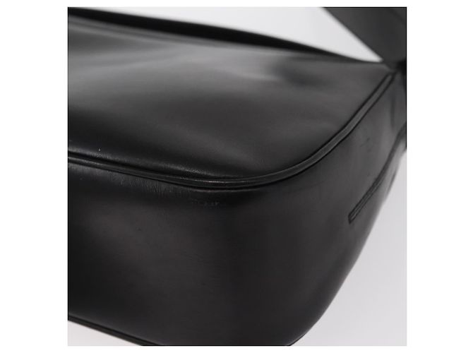 Borsa a Spalla Vala in Pelle Nera e Oro Auth BA9016 di Salvatore Ferragamo Nero D'oro - vista 13