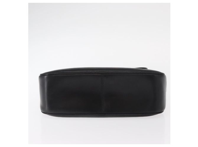Borsa a Spalla Vala in Pelle Nera e Oro Auth BA9016 di Salvatore Ferragamo Nero D'oro - vista 9