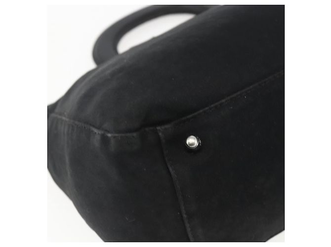 FENDI Handtasche aus schwarzem Nylon mit Silber authentisch 157127 - Ansicht 16