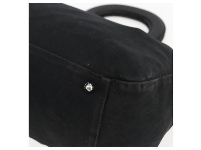 FENDI Handtasche aus schwarzem Nylon mit Silber authentisch 157127 - Ansicht 9