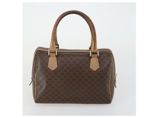 Céline Sac en toile Macadam en PVC 3 pièces marron Auth mr1693 - vue 17
