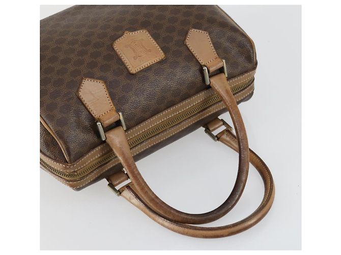 Céline Sac en toile Macadam en PVC 3 pièces marron Auth mr1693 - vue 19
