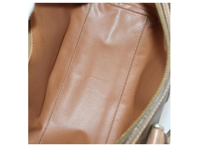 Céline Sac en toile Macadam en PVC 3 pièces marron Auth mr1693 - vue 22
