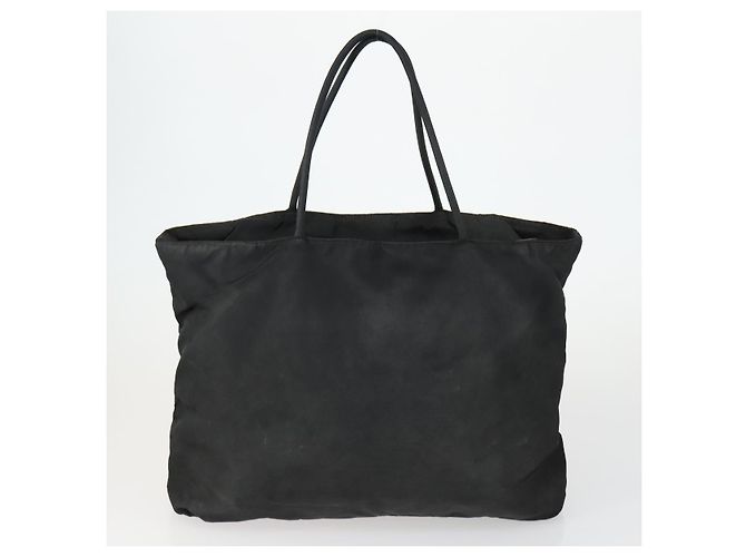 Hermès HERMES PRADA Borsa a mano in nylon canvas 2 pezzi Nero Marina Auth gh1454 Blu navy - vista 3