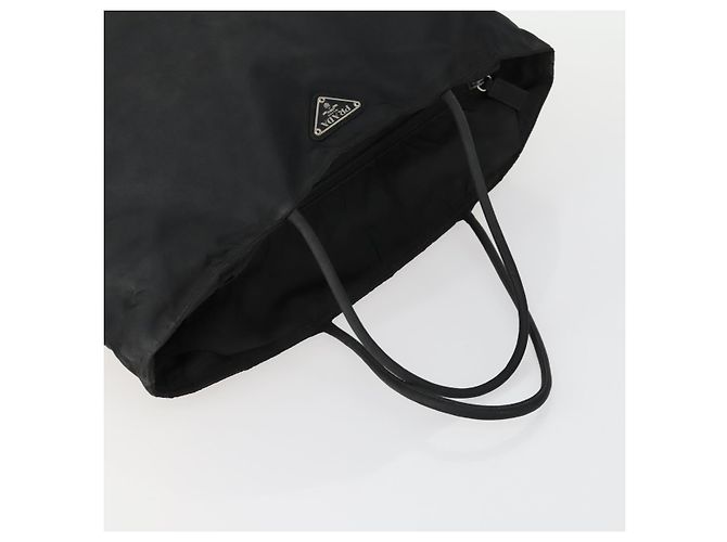 Hermès HERMES PRADA Borsa a mano in nylon canvas 2 pezzi Nero Marina Auth gh1454 Blu navy - vista 5