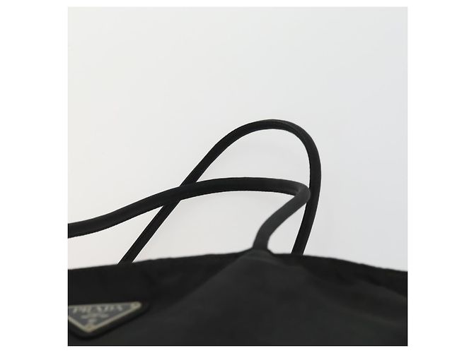 Hermès HERMES PRADA Borsa a mano in nylon canvas 2 pezzi Nero Marina Auth gh1454 Blu navy - vista 6