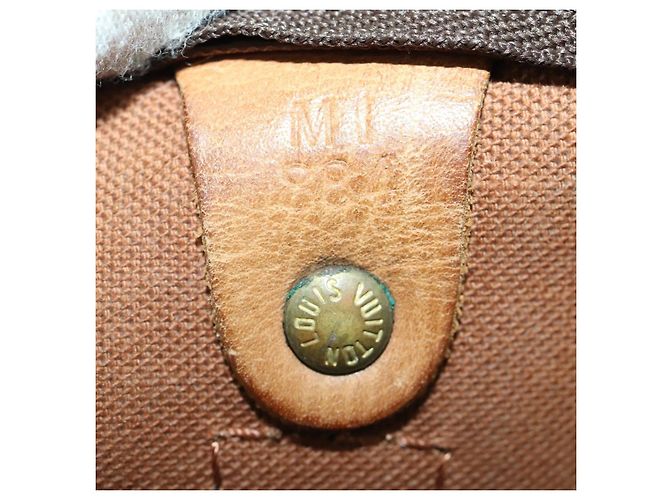 LOUIS VUITTON Sac Boston Monogram Keepall 55 M41424 LV Auth ep12372 Monogramme - vue 12