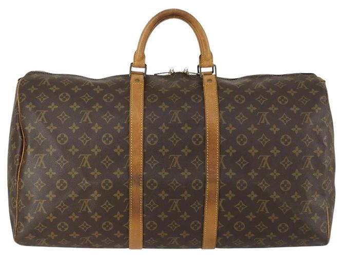 LOUIS VUITTON Sac Boston Monogram Keepall 55 M41424 LV Auth ep12372 Monogramme - vue 2