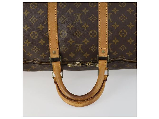 LOUIS VUITTON Sac Boston Monogram Keepall 55 M41424 LV Auth ep12372 Monogramme - vue 7