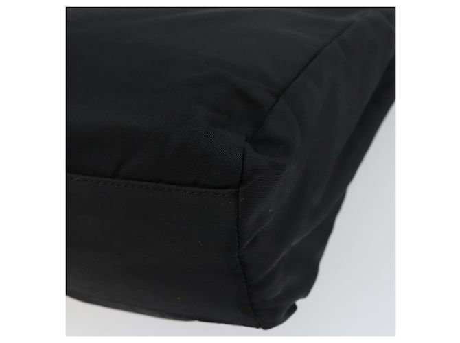 PRADA Borsa a mano in nylon nero Auth ar13903 - vista 15