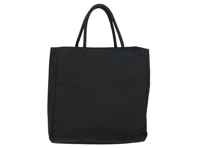 PRADA Borsa a mano in nylon nero Auth ar13903 - vista 2