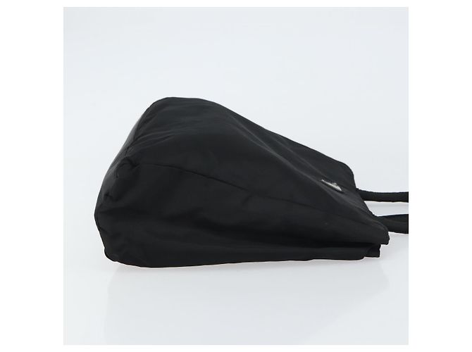 PRADA Borsa a mano in nylon nero Auth ar13903 - vista 3