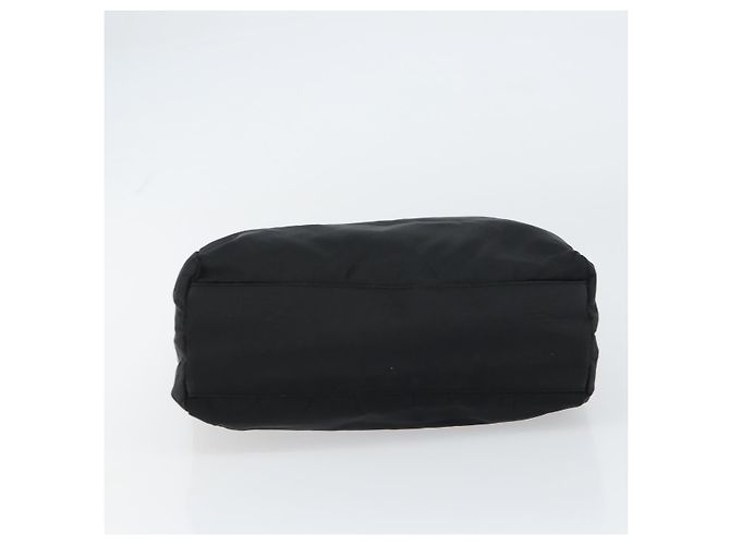 PRADA Borsa a mano in nylon nero Auth ar13903 - vista 5