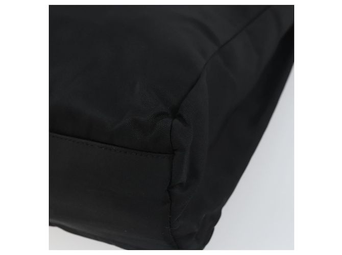PRADA Borsa a mano in nylon nero Auth ar13903 - vista 9