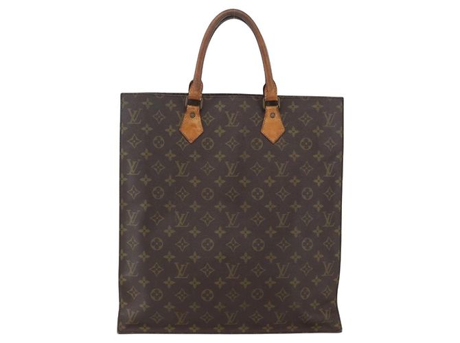 LOUIS VUITTON Borsa Sac Plat Monogram M51140 LV Auth 157300 Monogramma - vista 13