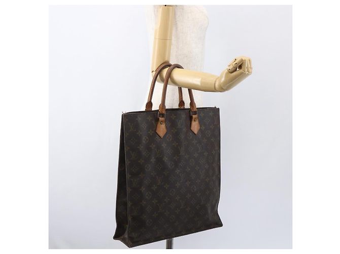 LOUIS VUITTON Borsa Sac Plat Monogram M51140 LV Auth 157300 Monogramma - vista 18