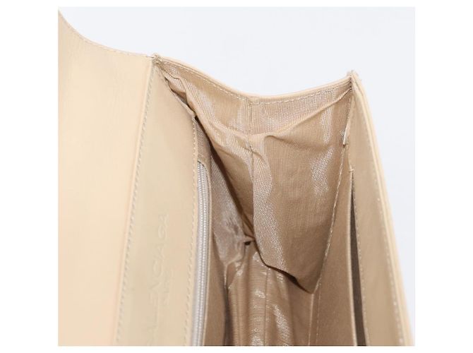 Borsa a Mano BALENCIAGA in Pelle Beige Oro Auth BA9038 D'oro - vista 21