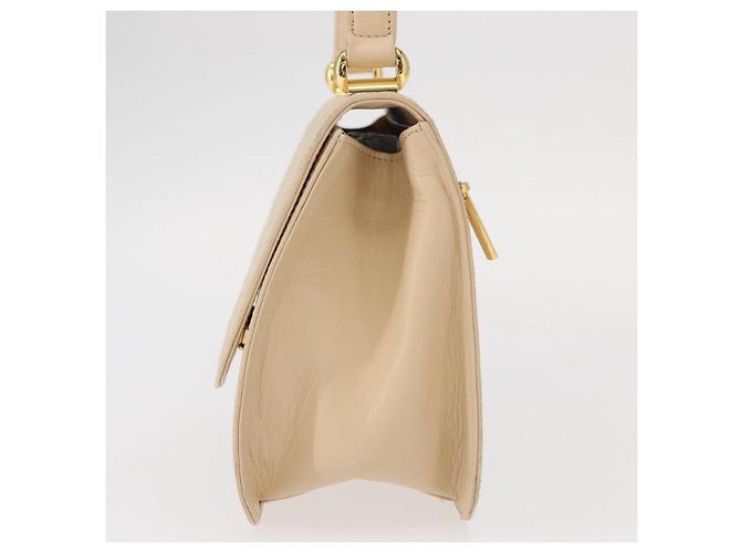 Borsa a Mano BALENCIAGA in Pelle Beige Oro Auth BA9038 D'oro - vista 4