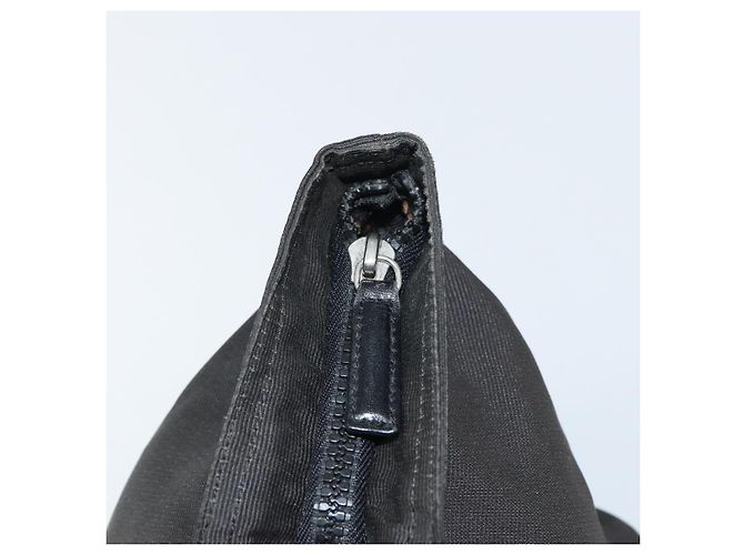 Borsa FENDI in nylon nero e argento autentica 160704 - vista 10