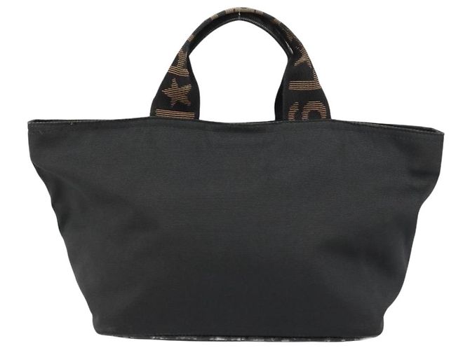Borsa FENDI in nylon nero e argento autentica 160704 - vista 2