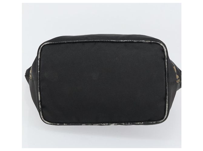 Borsa FENDI in nylon nero e argento autentica 160704 - vista 5