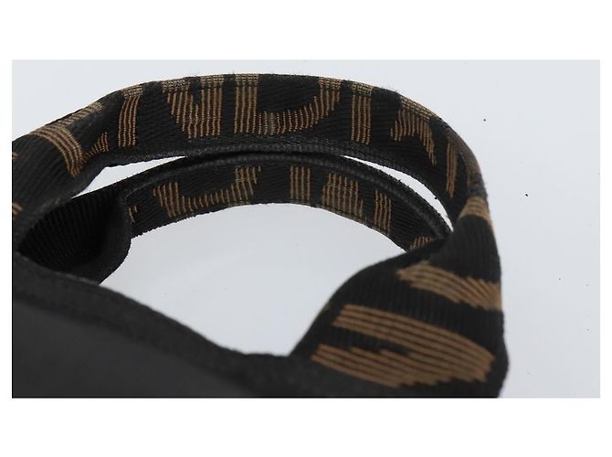 Borsa FENDI in nylon nero e argento autentica 160704 - vista 8
