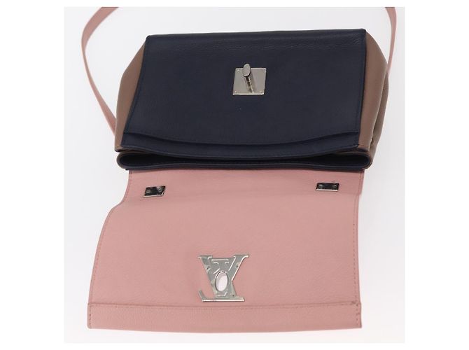 LOUIS VUITTON Bolsa de Ombro Rock Me 2 BB Couro Rosa M54576 LV Auth ep12511 - vista 10
