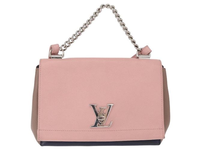 LOUIS VUITTON Bolsa de Ombro Rock Me 2 BB Couro Rosa M54576 LV Auth ep12511 - vista 13