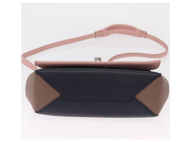 LOUIS VUITTON Bolsa de Ombro Rock Me 2 BB Couro Rosa M54576 LV Auth ep12511 - vista 5