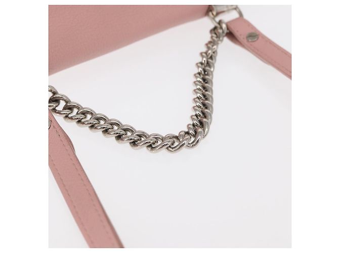 LOUIS VUITTON Bolsa de Ombro Rock Me 2 BB Couro Rosa M54576 LV Auth ep12511 - vista 7