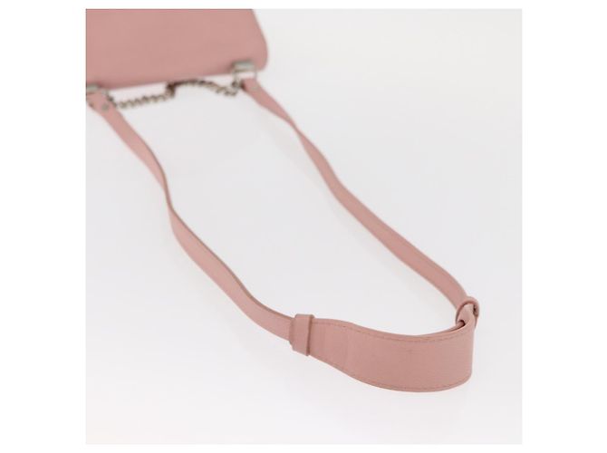 LOUIS VUITTON Bolsa de Ombro Rock Me 2 BB Couro Rosa M54576 LV Auth ep12511 - vista 8