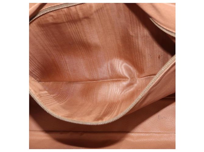 Céline Borsa da lavoro in tela Macadam CELINE in pelle PVC marrone e oro Auth bs31895 D'oro - view 11