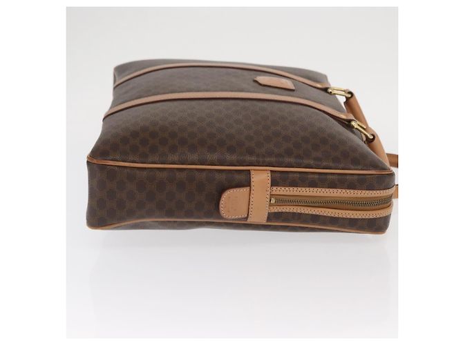 Céline Borsa da lavoro in tela Macadam CELINE in pelle PVC marrone e oro Auth bs31895 D'oro - view 3