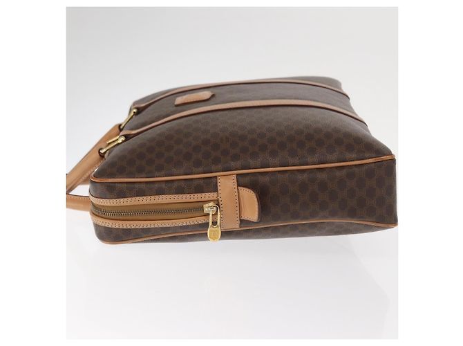 Céline Borsa da lavoro in tela Macadam CELINE in pelle PVC marrone e oro Auth bs31895 D'oro - view 4